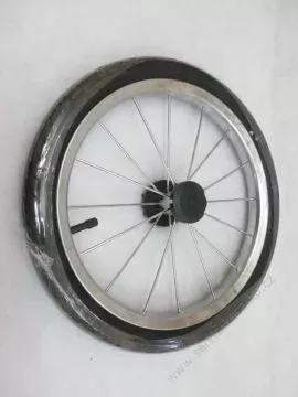 Kolečko ke kočárku 14" TAKO chrom. Kolečko ke kočárku 14" TAKO chrom.