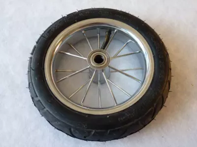 Kolečko ke kočárku kovové nafukovací 8" - s ložiskem. Kolečko ke kočárku kovové nafukovací 8" - s ložiskem.