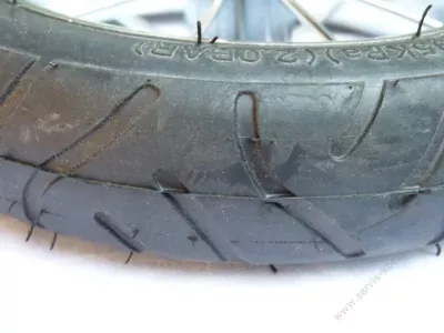 Kolečko ke kočárku kovové nafukovací 8" - s ložiskem. Kolečko ke kočárku kovové nafukovací 8" - s ložiskem.