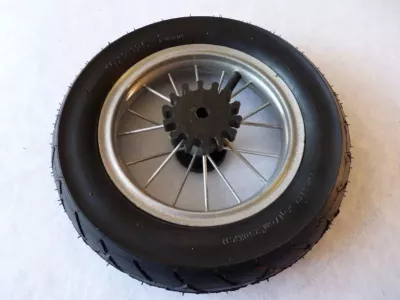 Kolečko ke kočárku plastové nafukovací 10" - s ložiskem. Kolečko ke kočárku plastové nafukovací 10" - s ložiskem.