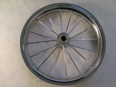 Ráfek kolečka chromovaný 12" - s ložiskem.