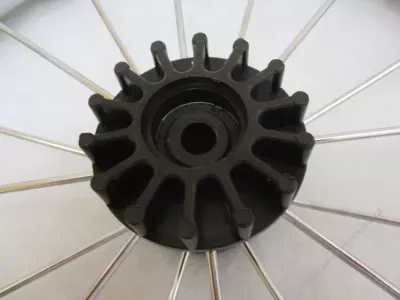 Kolečko ke kočárku 14" TAKO chrom. Kolečko ke kočárku 14" TAKO chrom.