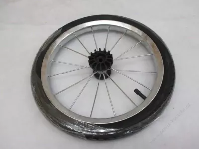 Kolečko ke kočárku 14" TAKO chrom. Kolečko ke kočárku 14" TAKO chrom.
