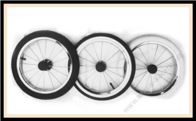 Kolečko ke kočárku kovové nafukovací 14" RETRO - s ložiskem. Kolečko ke kočárku kovové nafukovací 14" RETRO - s ložiskem.
