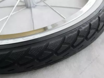 Kolečko ke kočárku kovové nafukovací 14" ROAN - s ložiskem. Kolečko ke kočárku kovové nafukovací 14" ROAN - s ložiskem.