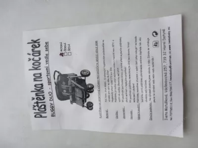Pláštěnka na kočárek BUGGY.