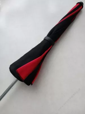 Slunečník černo / červený.
