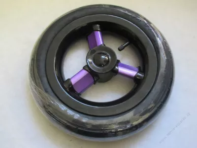 Kolečko nafukovací 12" TAKO CAPTIVA - fialová / černá - starší typ.
